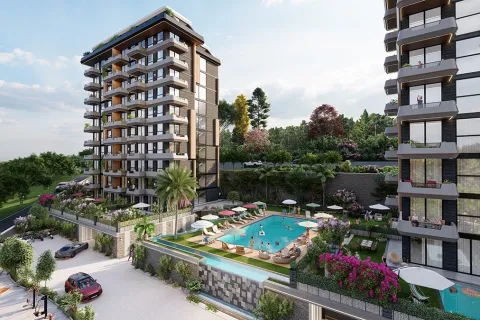 1+1 Leilighet  i Alanya, Antalya, Tyrkia Nr. 223673 - 22