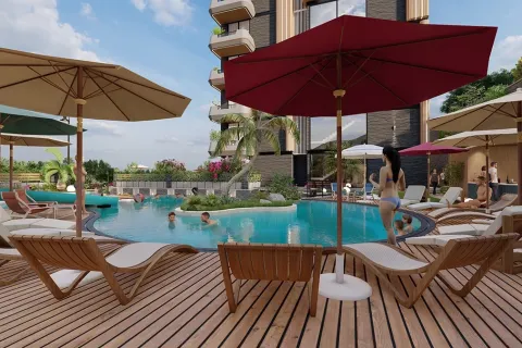 1+1 Leilighet  i Alanya, Antalya, Tyrkia Nr. 223673 - 18