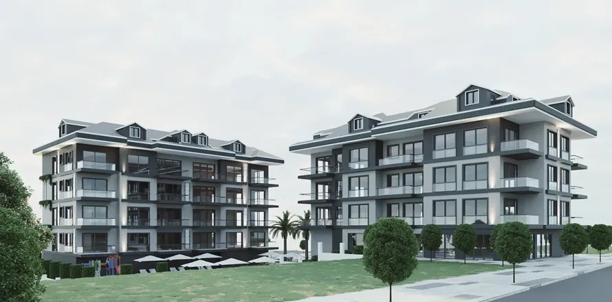 1+1 Leilighet i Alanya, Antalya, Tyrkia Nr. 223671