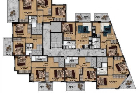 Daire 2+1 Alanya, Antalya, Türkiye №44093 - 3