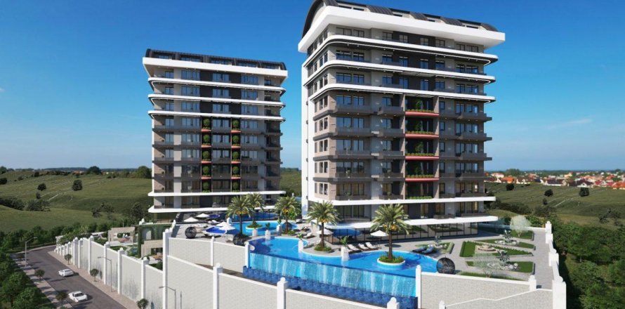Lägenhet  i Demirtas, Alanya, Antalya, Turkiet Nr. 104595