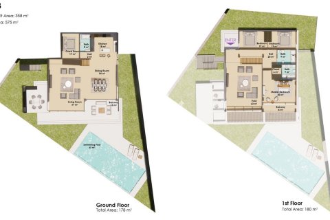 4+1 Villa in Alanya, Antalya, Türkei Nr. 87695 - 25