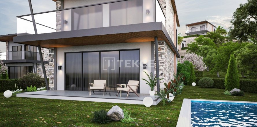 6+1 Villa  i Bodrum, Mugla, Turkiet Nr. 99032