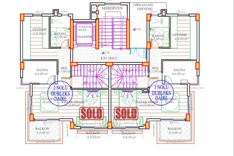 Apartment for sale  in Alanya, Antalya, Turkey, 2 bedrooms, 78m2, No. 222313 – photo 30