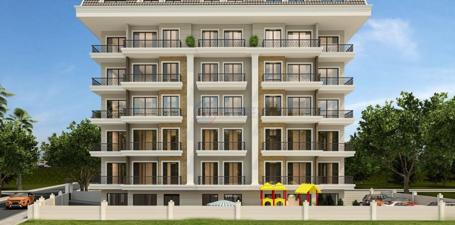 1+1 Lejlighed  i Alanya, Antalya, Tyrkiet Nr. 211419