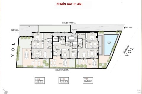 Penthouse for sale  in Alanya, Antalya, Turkey, 2 bedrooms, 89m2, No. 232396 – photo 19
