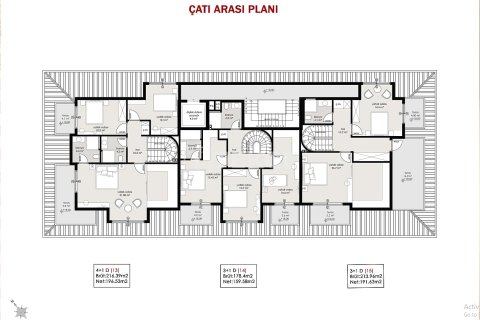 Penthouse for sale  in Alanya, Antalya, Turkey, 2 bedrooms, 89m2, No. 232396 – photo 16