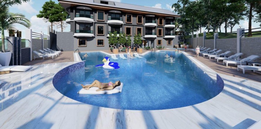 Dubleks daire   Alanya, Antalya, Türkiye №93897