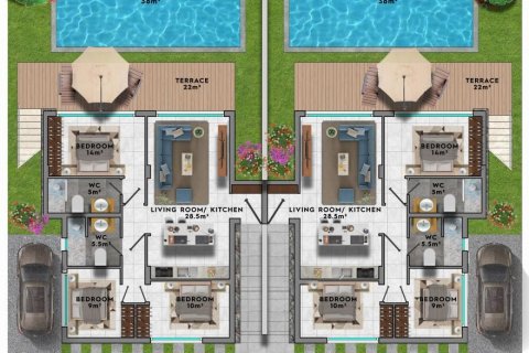 Apartment for sale  in Northern Cyprus, studio, 43m2, No. 107462 – photo 23