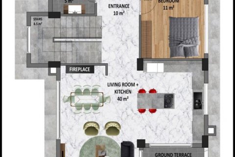 Villa  i Alanya, Antalya, Tyrkia Nr. 94629 - 21
