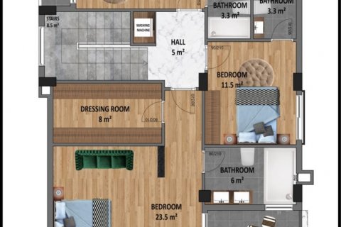 Villa  i Alanya, Antalya, Tyrkia Nr. 94629 - 25