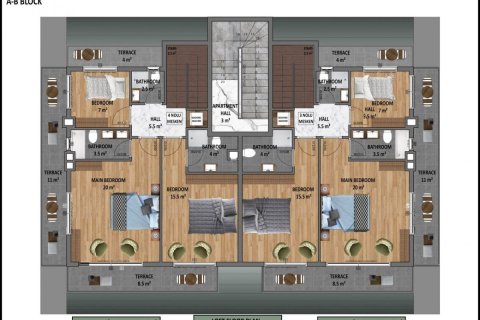 Villa  i Alanya, Antalya, Tyrkia Nr. 94629 - 17