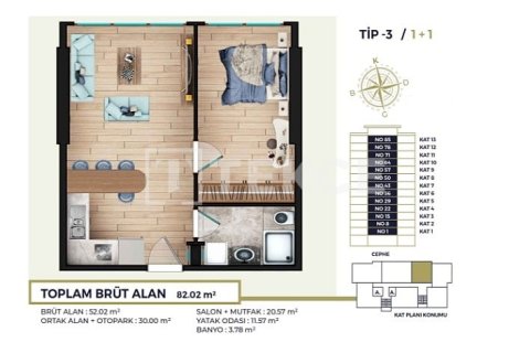 Daire 3+1 İstanbul, Türkiye №217850 - 17
