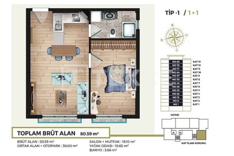 Daire  2+1  İstanbul, Türkiye №217849 - 12