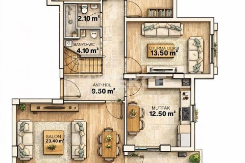 3+1 Lejlighed i Serik, Antalya, Tyrkiet Nr. 222176 - 24