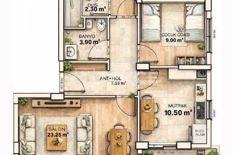 3+1 Lejlighed i Serik, Antalya, Tyrkiet Nr. 222176 - 23