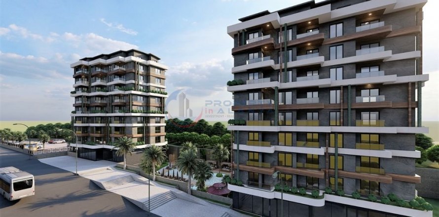 3+1 Lägenhet i Alanya, Antalya, Turkiet Nr. 211448