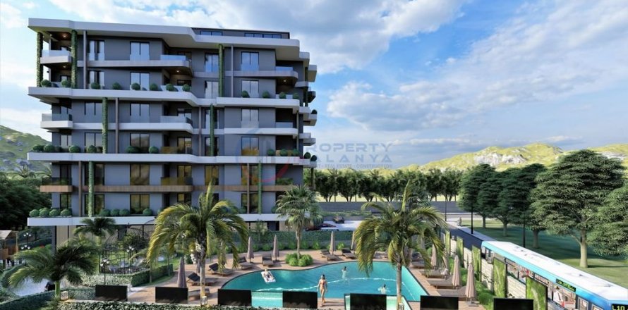 1+1 Lägenhet i Alanya, Antalya, Turkiet Nr. 211447