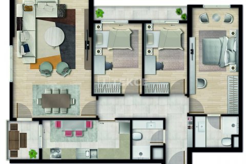 Daire  3+1  İstanbul, Türkiye №106585 - 21