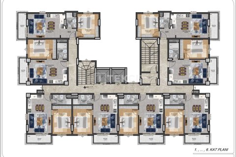 Продажа пентхауса  в Аланье, Анталье, Турция 3+1, 125м2, №237559 – фото 15
