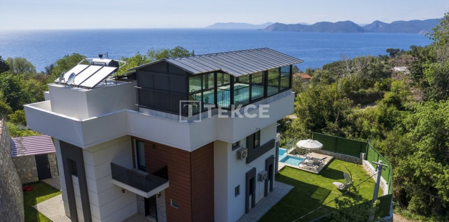 4+1 Villa  i Fethiye, Mugla, Tyrkia Nr. 100031