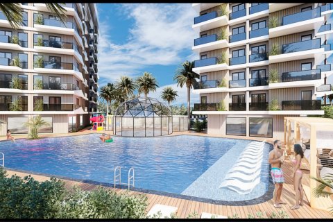 آپارتمان در  Alanya ، ترکیه 2 خوابه ، 90 متر مربع.  شماره 146535