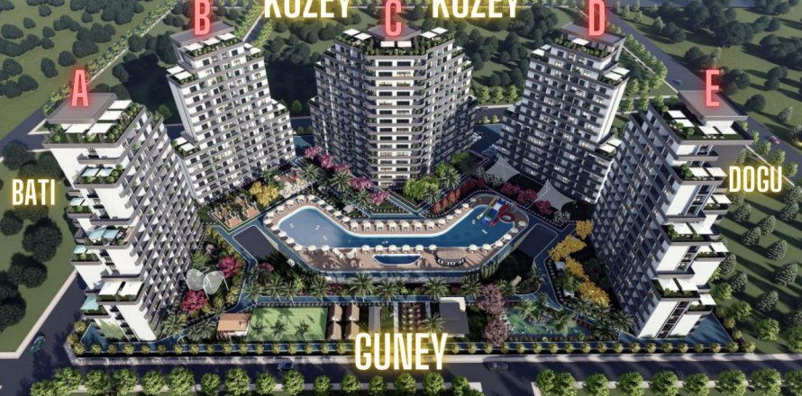 3+1 Wohnung  in Mersin, Türkei Nr. 119257