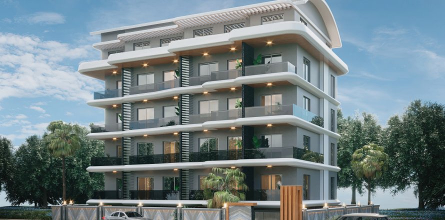 1+1 Lägenhet  i Alanya, Antalya, Turkiet Nr. 139749