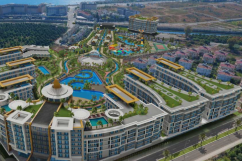 Квартира  1+1 в Тюрклере, Аланья, Анталья, Турция №153434