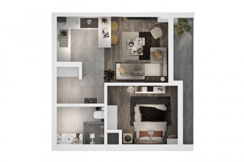 1+1 Lägenhet i Sida, Antalya, Turkiet Nr. 117500 - 25