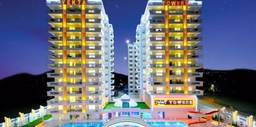 1+1 Leilighet  i Mahmutlar, Antalya, Tyrkia Nr. 145966