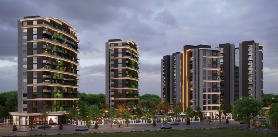 3+1 Leilighet i Mersin, Tyrkia Nr. 139374