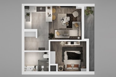 1+1 Lägenhet i Sida, Antalya, Turkiet Nr. 117500 - 21