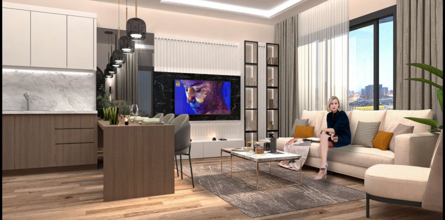 2+0 Lägenhet i Mersin, Turkiet Nr. 133107
