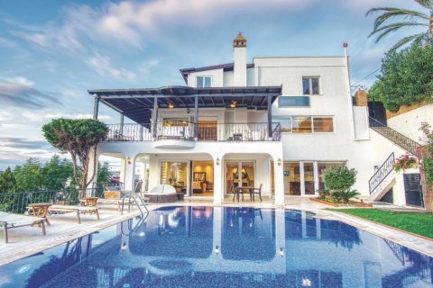 6+1 Villa  in Bodrum, Mugla, Türkei Nr. 206600