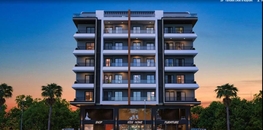 Квартира 1+1 в Махмутларе, Анталья, Турция №113909