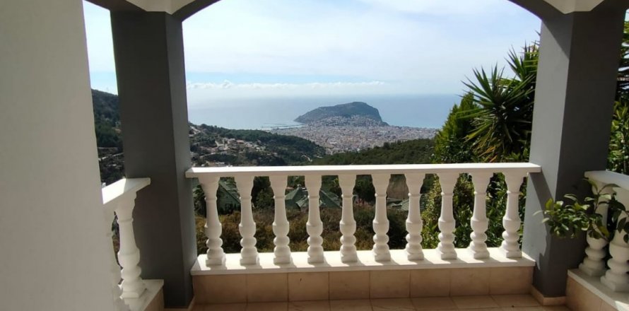 Villa 3+1 Tepe, Alanya, Antalya, Türkiye №117574