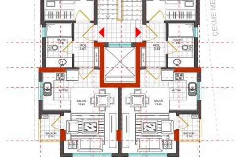Квартира  1+1 в Мерсине, Турция №122880