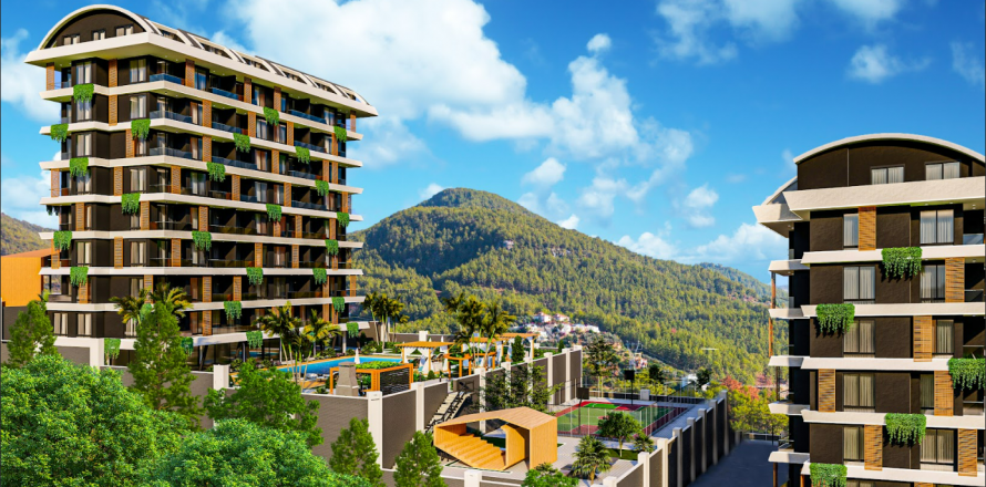 1+1 Lägenhet  i Demirtas, Alanya, Antalya, Turkiet Nr. 119014