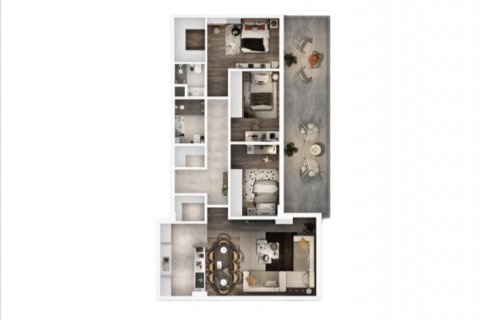1+1 Lägenhet i Sida, Antalya, Turkiet Nr. 117500 - 16