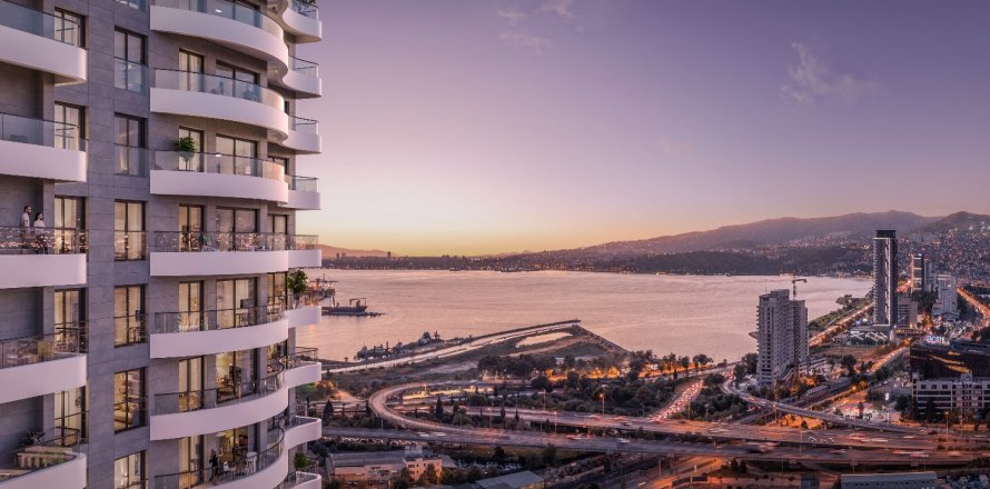 آپارتمان در  Izmir ، ترکیه 2 خوابه ، 126 متر مربع.  شماره 142364
