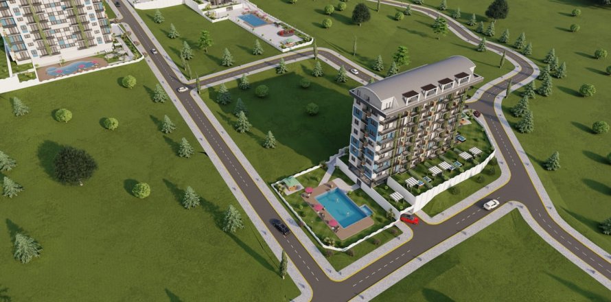 1+1 Lägenhet i Demirtas, Alanya, Antalya, Turkiet Nr. 141049