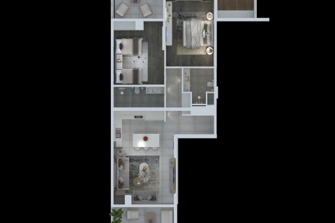 Apartment for sale in Mersin, Turkey, 2 bedrooms, 90m2, No. 133077 – photo 2