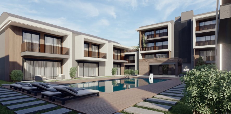 Жилой комплекс Lotus Villas II в Аксу, Анталья, Турция №147387