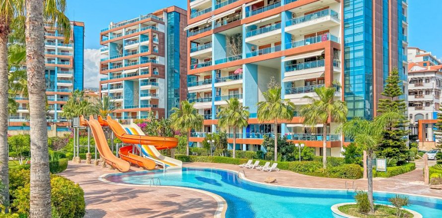 2+1 Lejlighed  i Alanya, Antalya, Tyrkiet Nr. 158846