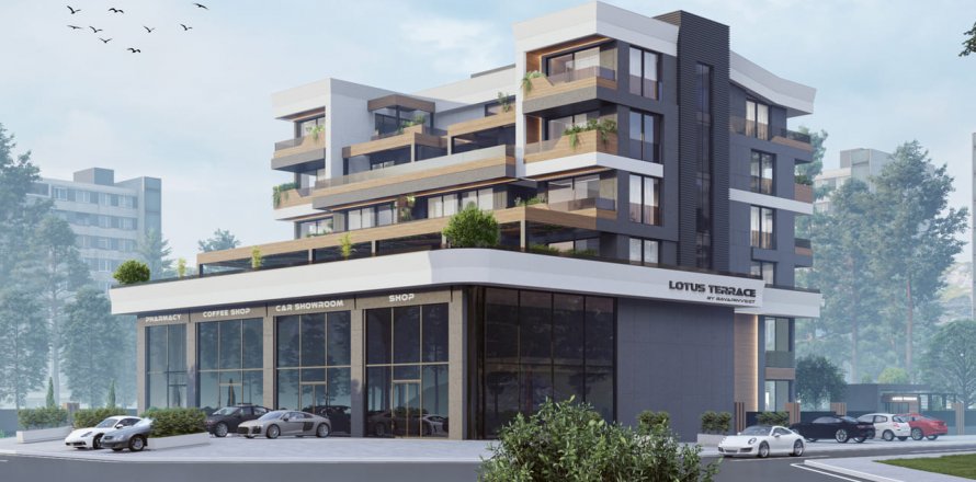 Жилой комплекс Lotus Terrace в Аксу, Анталья, Турция №147377