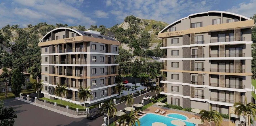 Tepe City Garden  i Alanya, Antalya, Turkiet Nr.145394