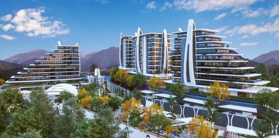Lejlighed  i Kargicak, Alanya, Antalya, Tyrkiet Nr. 117997