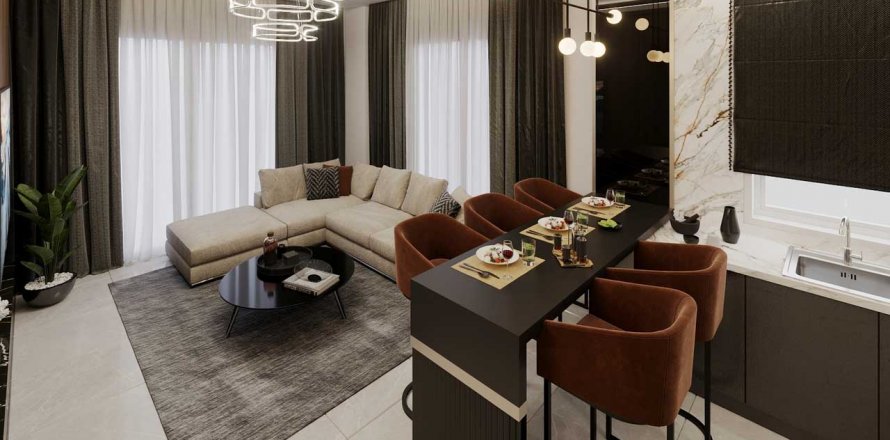 Daire Dream Homes Oba 1+1, Oba, Antalya, Türkiye №141102