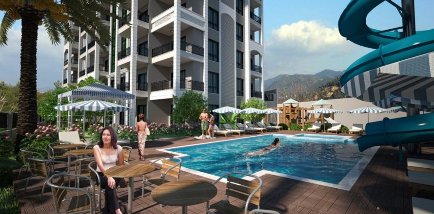 Lejlighed i Alanya, Antalya, Tyrkiet Nr. 153086